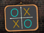 Quadro negro Tic Tac Toe
